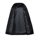 New Men's Casual Loose Mid-length Woolen Trench Coat