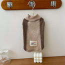 Contrast Color Sleeve Cotton Base Shirt Pet