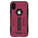 Rugged Phone Case for iPhone X Drop-protection Phone Case with Kickstand Heavy Duty Dual Layers Phone Protective Cover