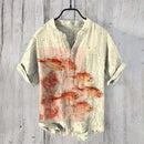 Summer Men's Short-sleeved Shirt Printing
