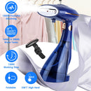 1500W 2 In 1 Foldable Garment Steamer Handheld Fabric Wrinkle Remover with 168ML & 288ML Water Tanks For Flat Hanging Ironing
