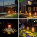 Metal Solar-powered Lawn Lamps Courtyard Decorative Waterproof