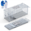 25.6" Humane Animal Trap Cage – Heavy-Duty Catch & Release