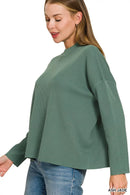 Zenana Viscose Sweater Top & Pants Set