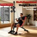 Multi-Functional Weight Bench with Pulley System