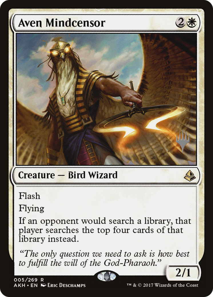 Aven Mindcensor (PPTHB-05P) - Amonkhet Promos Foil