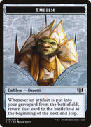 Daretti, Scrap Savant Emblem (C14-036) - Commander 2014 Tokens