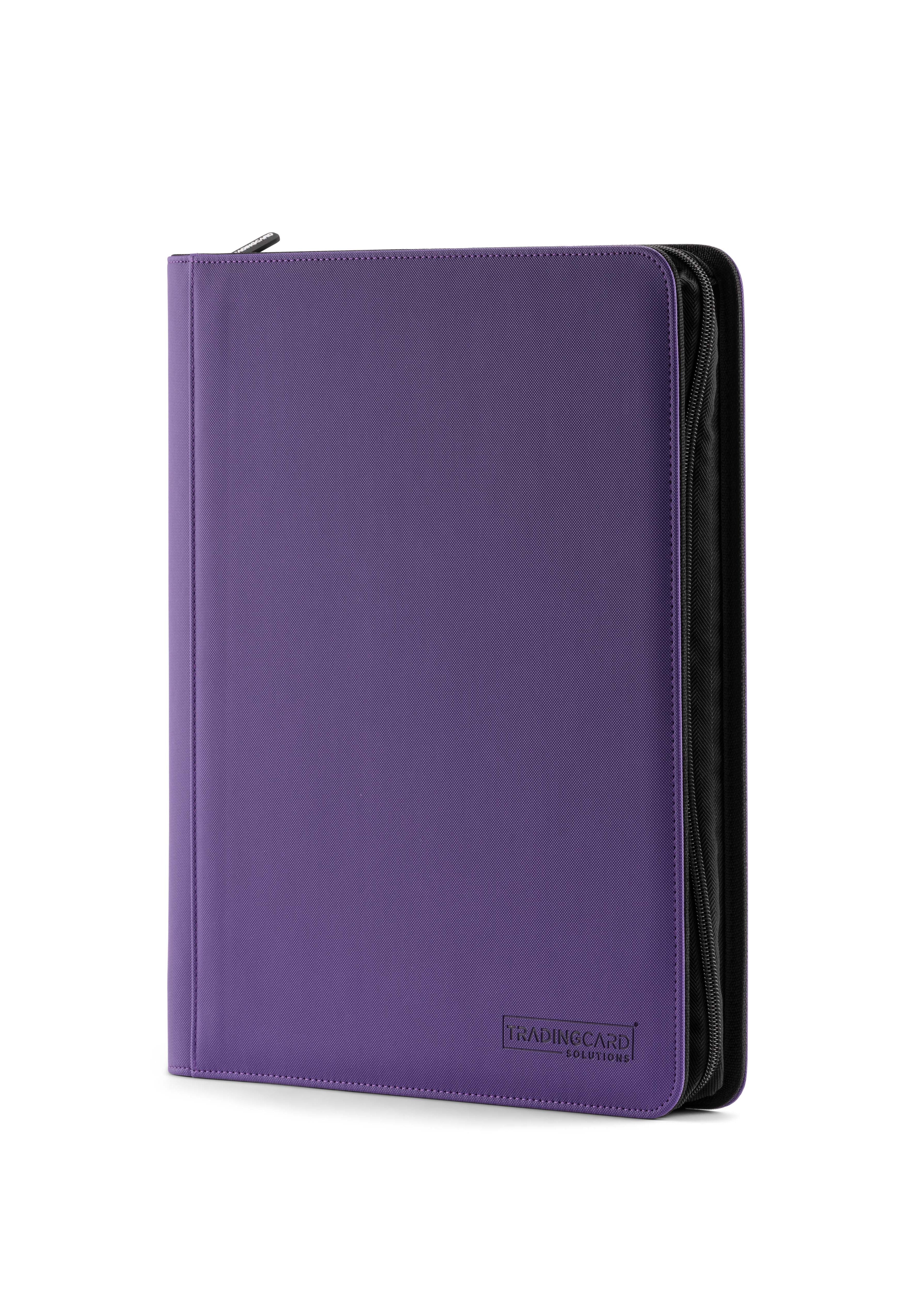 purple card binder 9-Pocket Toploader Binder Purple