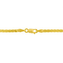 14K Yellow and White Gold 1/4 Cttw Princess Cut Diamond Channel-Set â€œVâ€ Shape 18" Pendant Necklace (H-I Color, SI2-I1 Clarity)