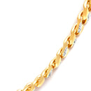 14K Yellow Gold Plated .925 Sterling Silver 1.0 Cttw Diamond Cuban Link Necklace (I-J Color, I3 Clarity) - 18" Inches