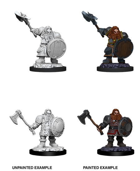 D&D: Nolzur's Marvelous Miniatures - Dwarf Male Fighter