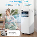 9000 BTU Portable Air Conditioner with Dehumidifier & Timer