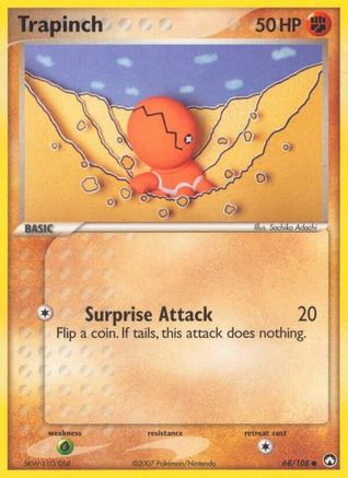 Trapinch 068/108 - Power Keepers Reverse Holofoil