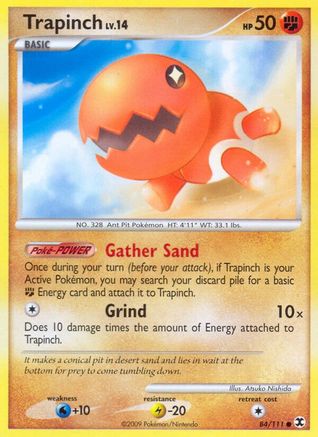 Trapinch 084/111 - Rising Rivals Reverse Holofoil