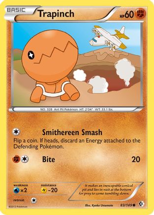 Trapinch 083/149 - Boundaries Crossed Reverse Holofoil