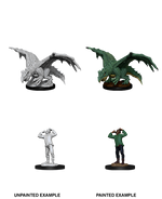 D&D: Nolzur's Marvelous Miniatures - Green Dragon Wyrmling & Afflicted Elf