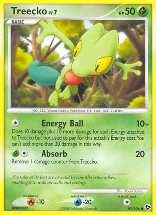 Treecko 090/106 - Great Encounters Reverse Holofoil