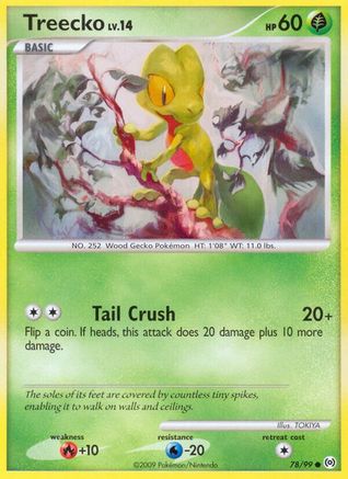 Treecko 078/99 - Arceus Reverse Holofoil