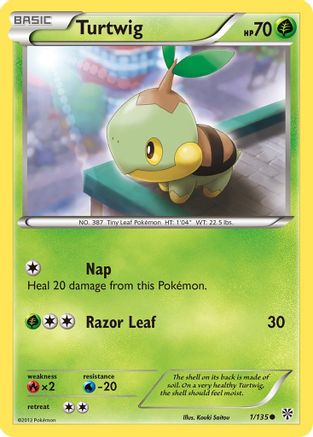 Turtwig 001/135 - Plasma Storm