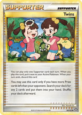 Twins 089/102 - Triumphant Reverse Holofoil