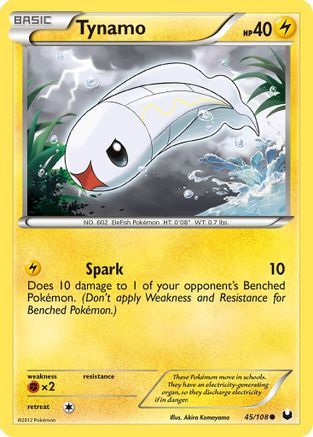Tynamo 045/108 - Dark Explorers Reverse Holofoil