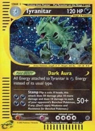 Tyranitar 029/165 - Expedition Reverse Holofoil