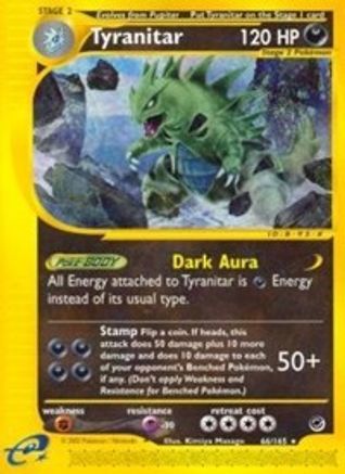Tyranitar 066/165 - Expedition Reverse Holofoil