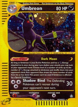 Umbreon (H29) H29 - Aquapolis - Holofoil