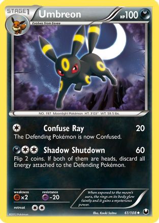 Umbreon 061/108 - Dark Explorers