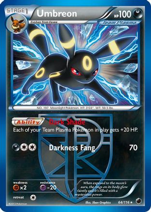 Umbreon (Team Plasma) 064/116 - Plasma Freeze Reverse Holofoil