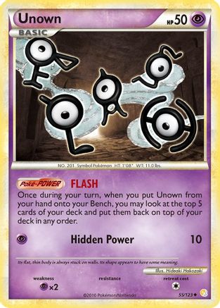 Unown 055/123 - HeartGold SoulSilver
