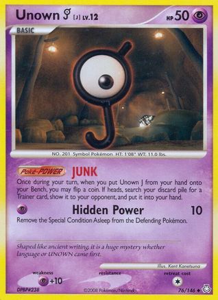 Unown (J) 076/146 - Legends Awakened