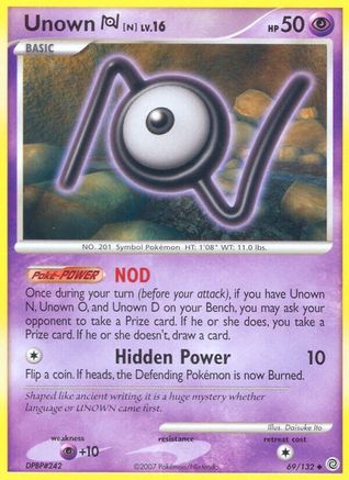 Unown [N] 069/132 - Secret Wonders