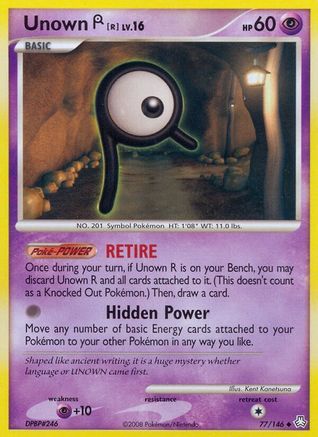Unown (R) 077/146 - Legends Awakened Reverse Holofoil