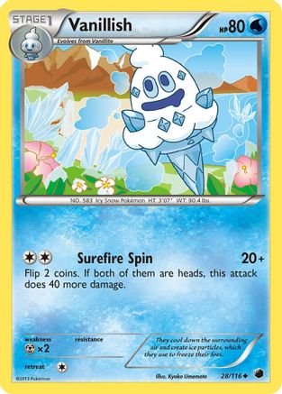 Vanillish 028/116 - Plasma Freeze Reverse Holofoil