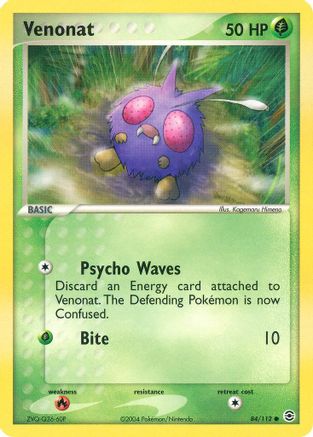 Venonat 084/112 - FireRed & LeafGreen