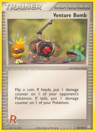 Venture Bomb 093/109 - Team Rocket Returns