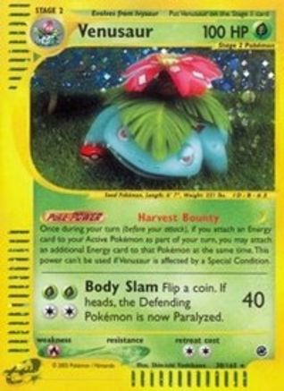 Venusaur 030/165 - Expedition Holofoil