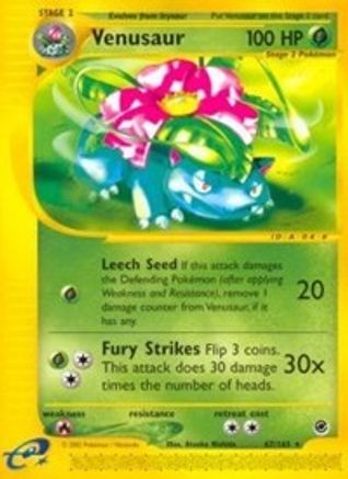 Venusaur 067/165 - Expedition Reverse Holofoil