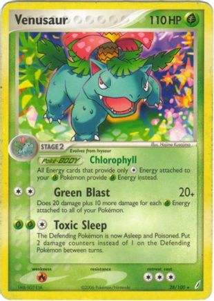 Venusaur 028/100 - Crystal Guardians