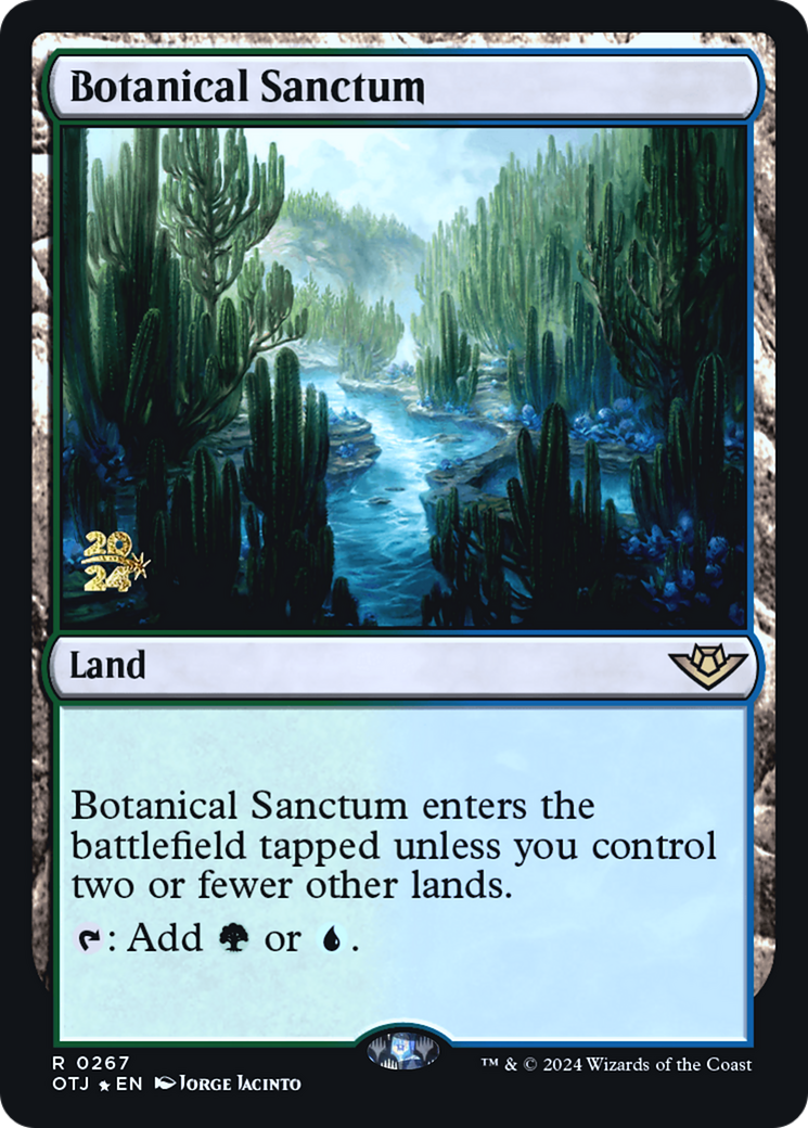 Botanical Sanctum (PRE-267) - Outlaws of Thunder Junction Promos Foil