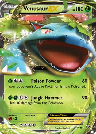 Venusaur EX 001/146 - XY Base Set Holofoil