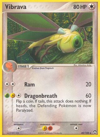 Vibrava 040/108 - Power Keepers - Reverse Holofoil