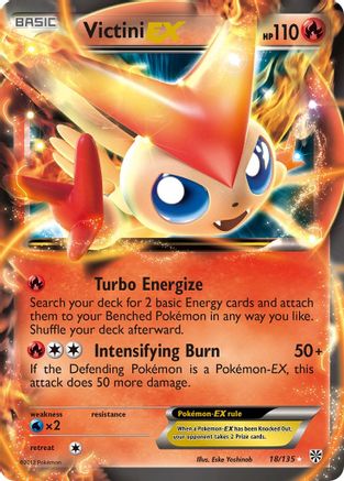 Victini EX 018/135 - Plasma Storm Holofoil