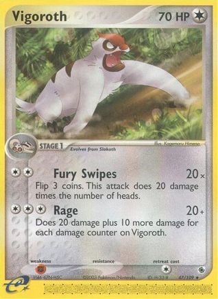 Vigoroth 047/109 - Ruby and Sapphire