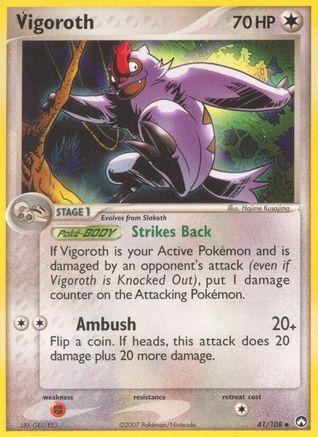 Vigoroth 041/108 - Power Keepers