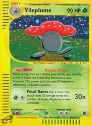 Vileplume 031/165 - Expedition Reverse Holofoil