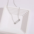 Zircon Pendant Clip 14k Necklace