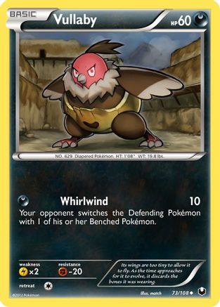 Vullaby 073/108 - Dark Explorers Reverse Holofoil
