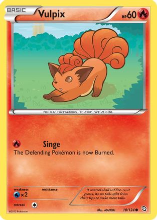 Vulpix 018/124 - Dragons Exalted